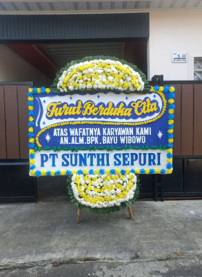 Papan Bunga Duka di Kasu