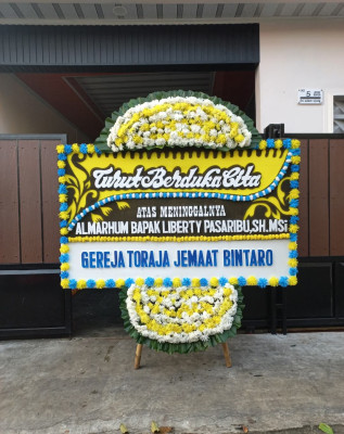 Papan Bunga Duka di Kasu